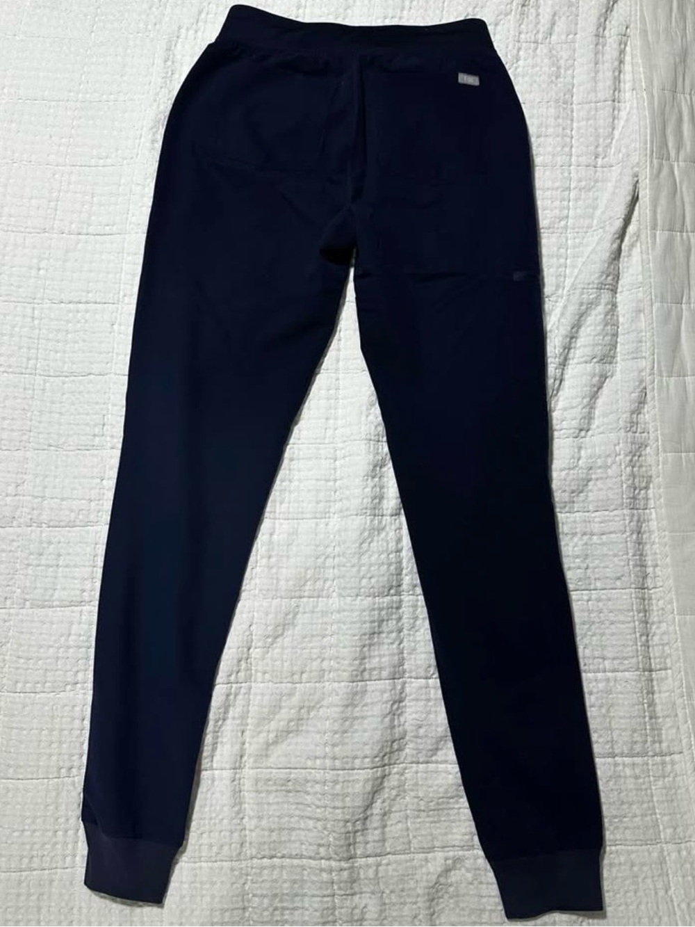 FIGS Zamora Jogger Scrub Pants with Drawstring - Women's Navy Blue (qty. 2) - Picture 2 of 6